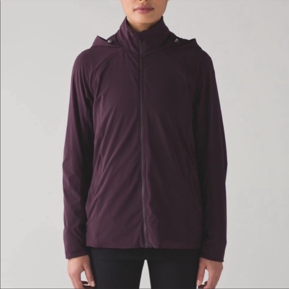 lululemon athletica Jackets & Blazers - Lululemon Step To It Jacket in Jet Black Cherry, Size 6